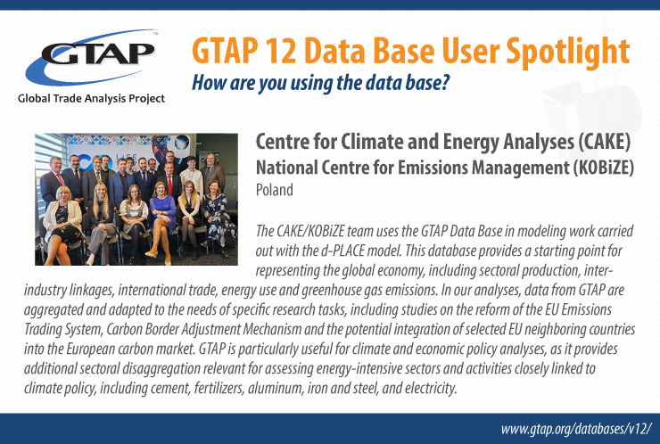 GTAP_Purdue's tweet photo. 🌍Daily GTAP 12 Spotlight🌍
Follow along as we feature how #GTAP Network members are using the #GTAP12 Data Base to tackle important matters in trade, climate, energy, agriculture, and sustainable development to advance research and inform better policy.

https://t.co/tMEqdq1JDm https://t.co/FmrS8LhnVA