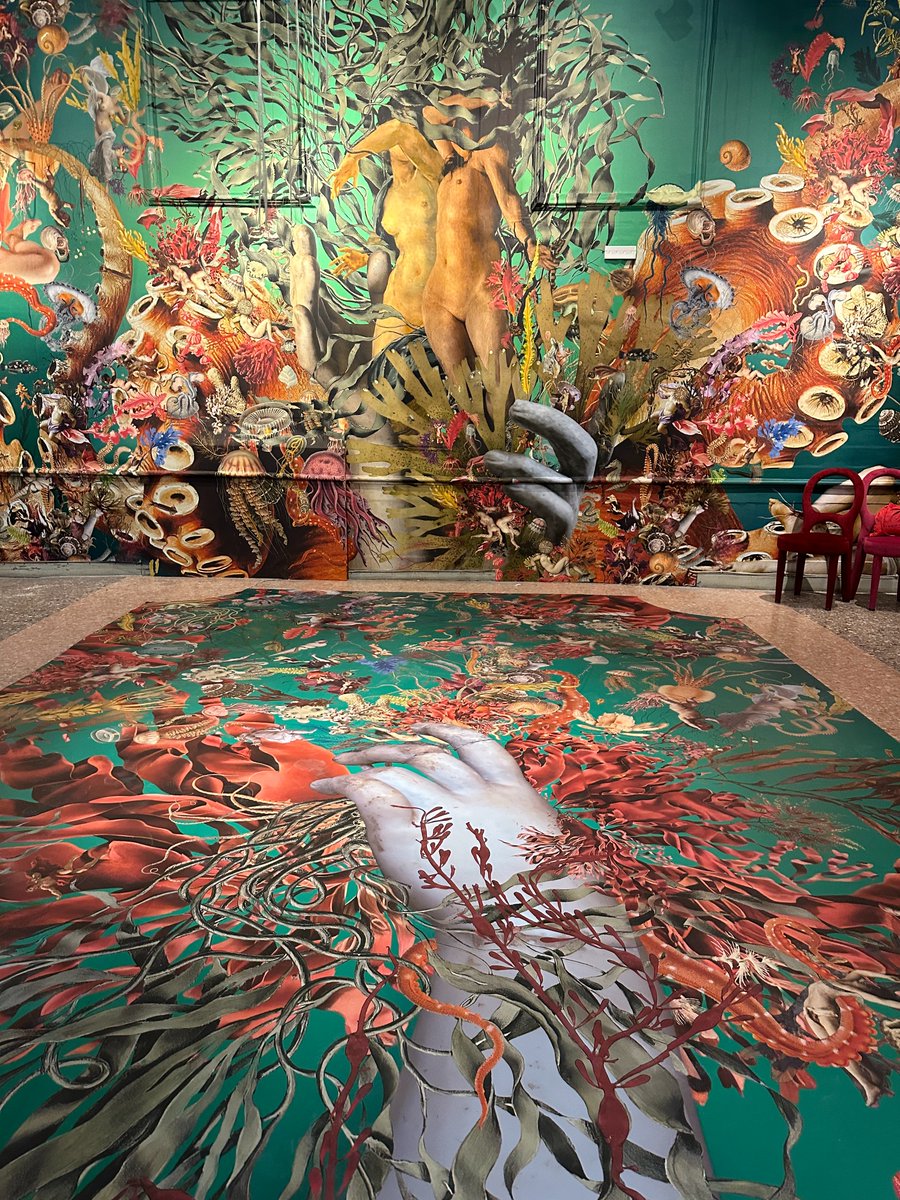 operaffinity's tweet photo. This September, contemporary artist Austin Young transforms the Foyer of the Teatro Comunale di Todi with a new site-specific installation for OperAffinity Festival.

Marriage of the Sea © Austin Young, 2024 THE POOL NYC The Garden © Austin Young, 2025 Mucciaccia Gallery, Rome. https://t.co/KyhAZvxSJJ