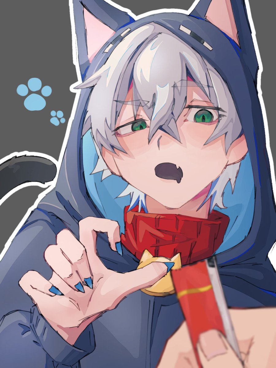 HIT000000_121's tweet photo. ちゅーる作戦☕️
#クロノアの美術館  #イラスト https://t.co/fAUmG266gW