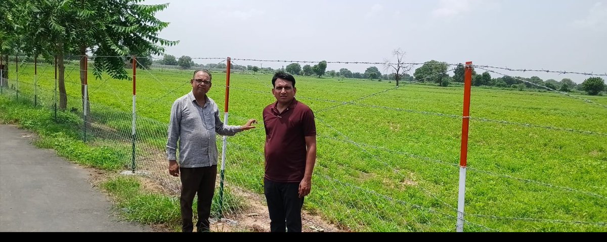 GNR_GRAMSEVAK's tweet photo. #કૃષિ_ઉત્પાદકતા_વૃદ્ધિ_અભિયાન
#Krushi_Utpadakta_Vrudhdhi_Abhiyan

ગાંધીનગર જિલ્લાના ગ્રામ સેવકશ્રી દ્વારા તાર ફેન્સિંગ યોજનાની સ્થળ ચકાસણી ની કામગીરી .
@CMOGuj 
@jitu_vaghani
@rcmeenaias 
@DDO_Gandhinagar  @DAOGandhinagar
@Guj_Gramsevak 
@GujAgriDept https://t.co/HzJAE4DPT1