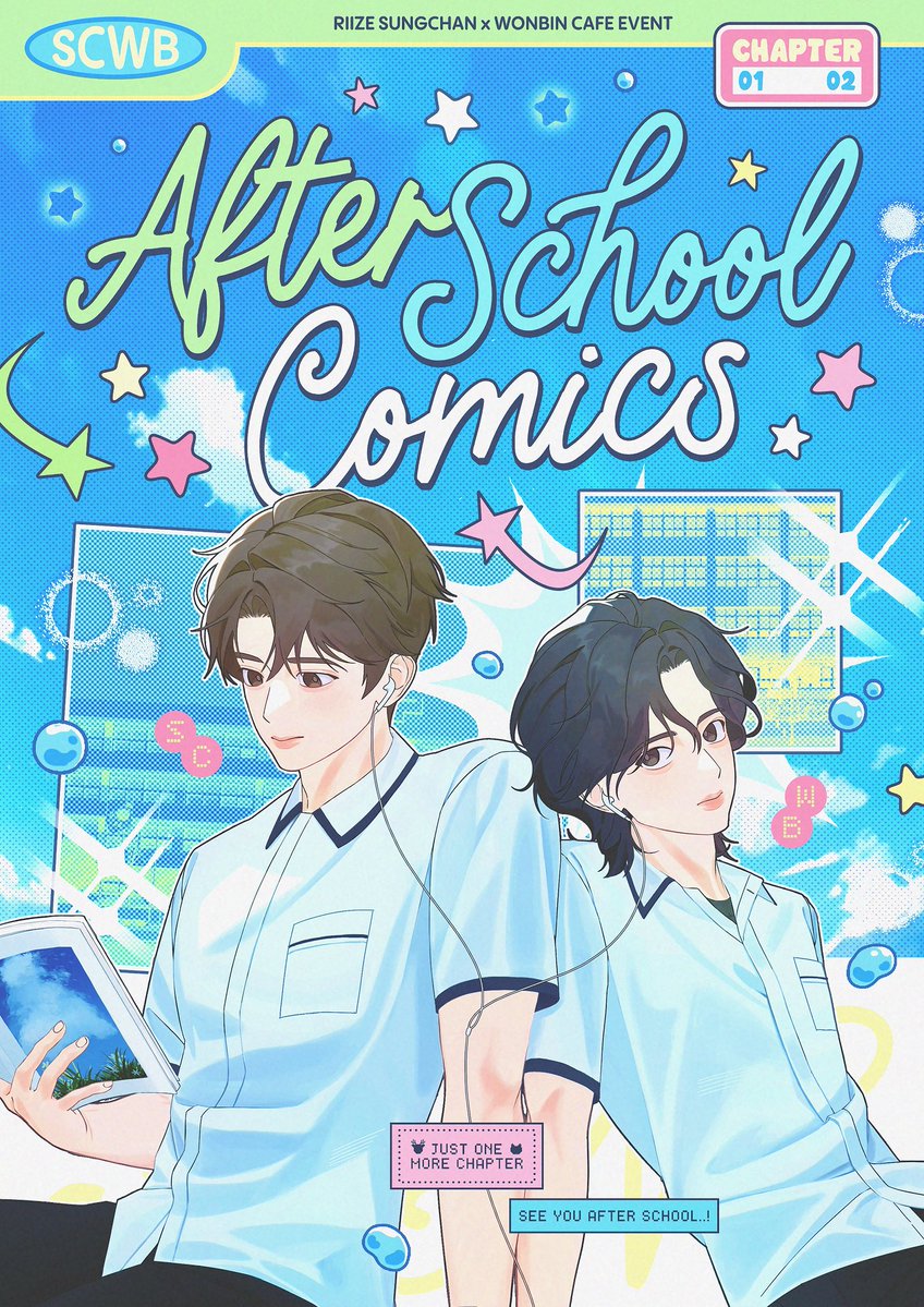 afterscwb's tweet photo. 𝟤𝟢𝟤𝟨 sᴄᴡʙ ᴄᴀғᴇ ᴇᴠᴇɴᴛ
📚 ᴀғᴛᴇʀ sᴄʜᴏᴏʟ ᴄᴏᴍɪᴄs

ᐡ•̅ ·̫ •̅ᐡ 오늘 끝나고 뭐해?
ᐡ•̅ ·̫ •̅ᐡ 나랑 놀래?

/•᷅•᷄\୭ …… 좋아

☼⋆.˚ ☼⋆.˚ ☼⋆.˚ ☼⋆.˚

💬 𝟤𝟢𝟤𝟨.𝟢𝟪.𝟤𝟫 ~ 𝟥𝟢
🪼 펀치드렁크러브

#AFTER_WE_MET #숑넨 https://t.co/4y7ItwIIUZ