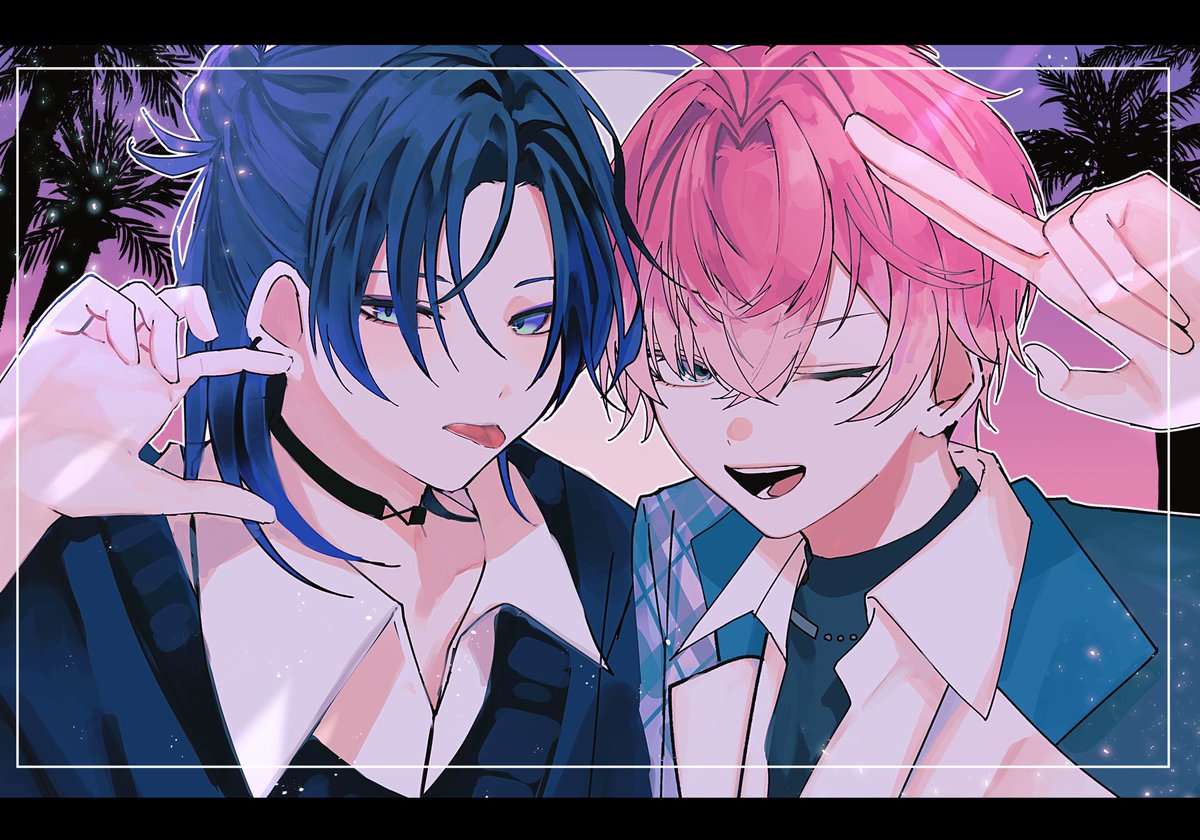 yoka_saku's tweet photo. 🧢🪽くん、👑🌸くん曲パロ

『アーゥチチな二人はだぁれ？』 https://t.co/whfYdqzj5U