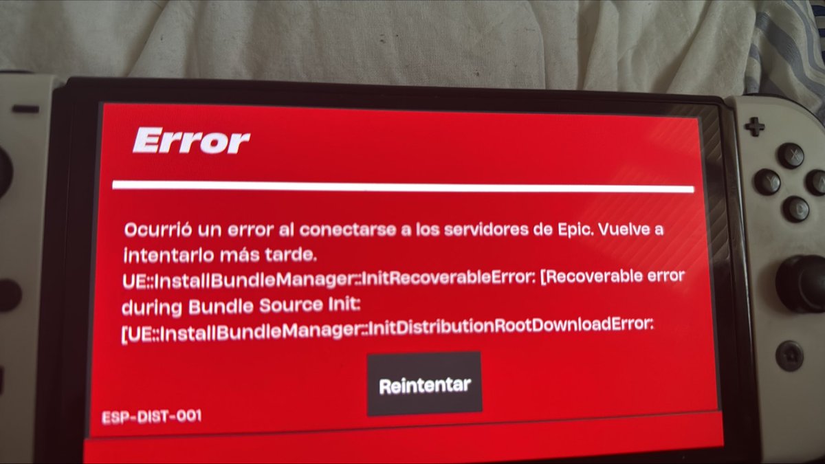 Alejomaker21's tweet photo. Hello, @FortniteStatus, I recently got an RSOD error of not booting up Fortnite for Nintendo Switch, can you look up for the error to fix it? Thanks https://t.co/gLYWIk3xBm