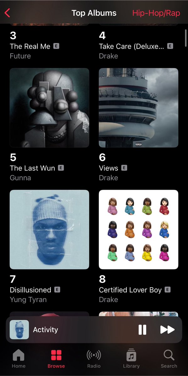 YungTyran's tweet photo. I’m going to need yall to get Disillusioned  that top spot ! 

https://t.co/riolWCg2Ci https://t.co/S3dmfkpGEq