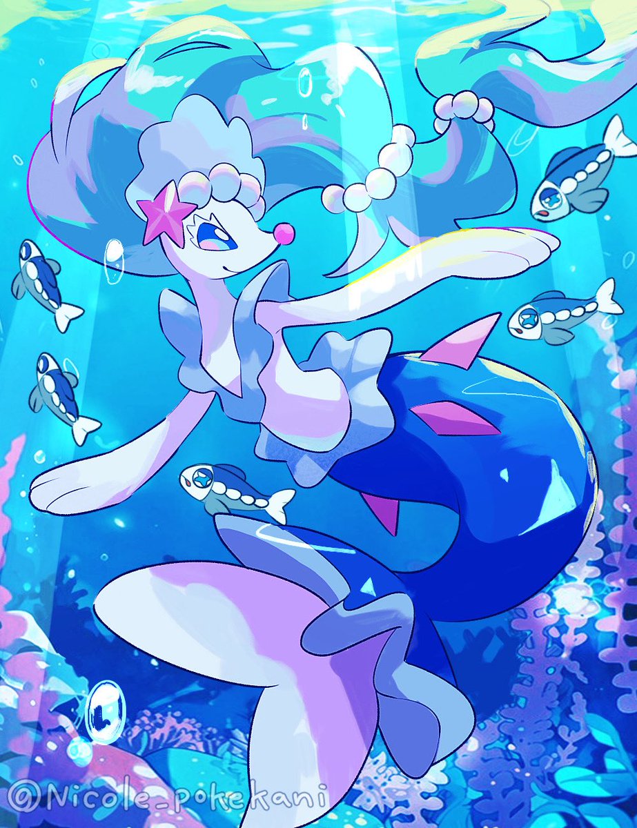 Nicole_pokekani's tweet photo. アシレーヌ https://t.co/tuJI3C6Ih2