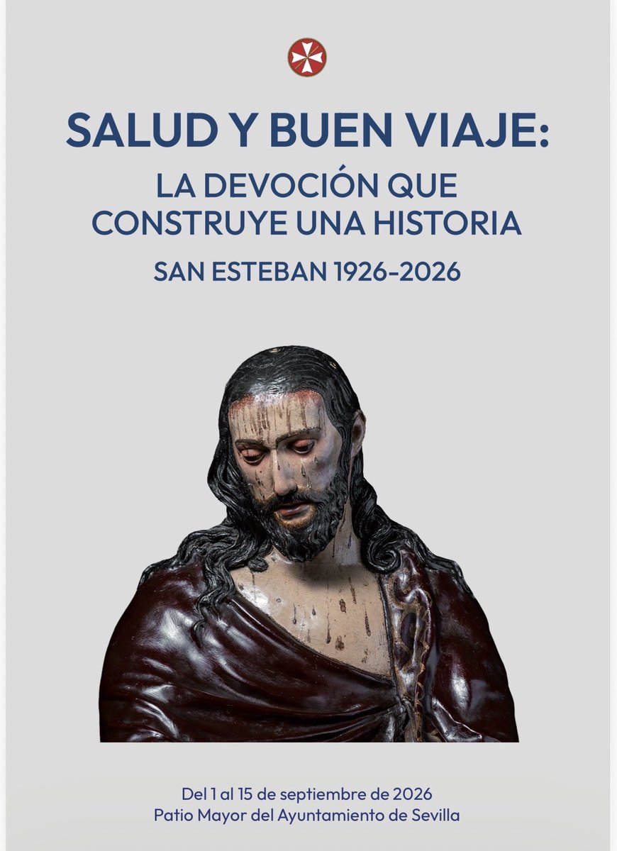 elllamadorcsr's tweet photo. La @HdadSanEsteban abrirá el 1 de septiembre en el @Ayto_Sevilla una exposición con distintos bustos similares al Señor de la Salud y Buen Viaje https://t.co/tEvJRpOVxD