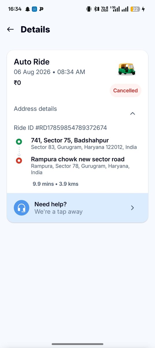 Adityakumar750's tweet photo. @rapidoapp_ @RapidoCares 
@rapidoapp Your captain demanded extra charges and dropped me midway without completing my ride. This is unacceptable. Please review the trip, refund the excess amount, and take necessary action.i have video also  Please DM me urgently. https://t.co/lmuqgw31Rr