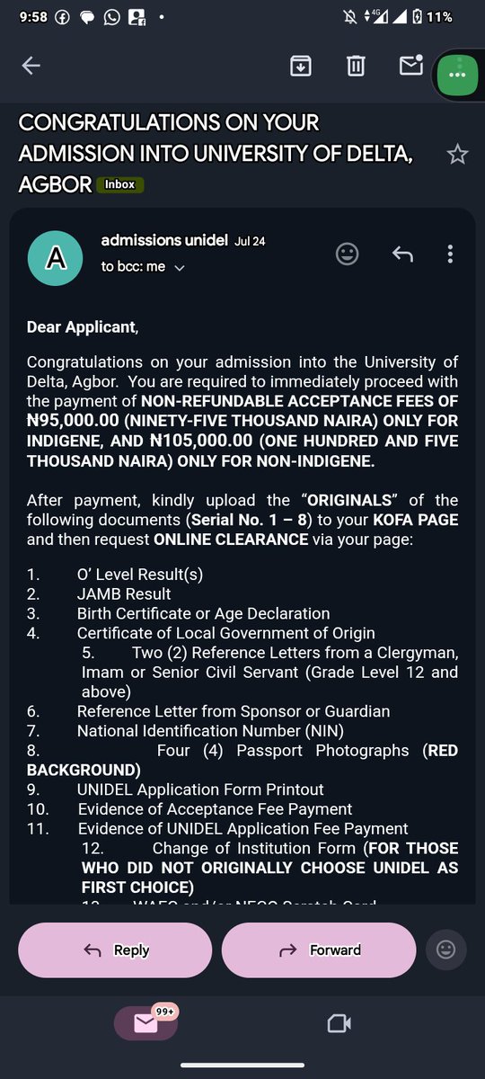 wizkiddauree's tweet photo. HELP ME KEEP MY ADMISSION 🙏

My name is Praise Roland, 21yrs.  
I wrote WAEC 2021. This year I wrote JAMB and I got admission. 

But my acceptance fee expires next week and I can’t afford it. 

I just want to go to school https://t.co/PK4yjt0hdl