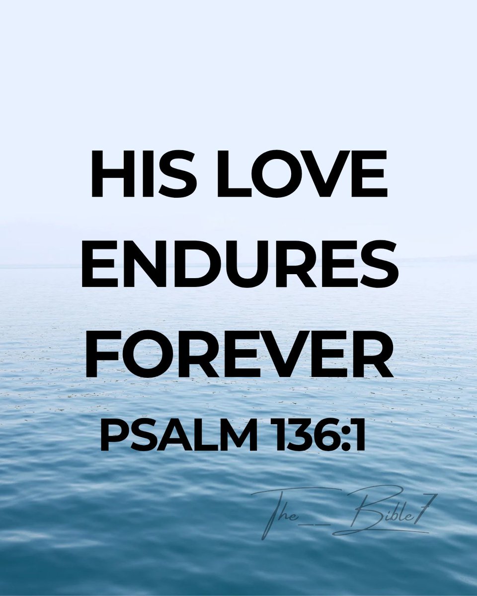 The__Bible7's tweet photo. Psalm 136:1 https://t.co/UB9TpogFH1