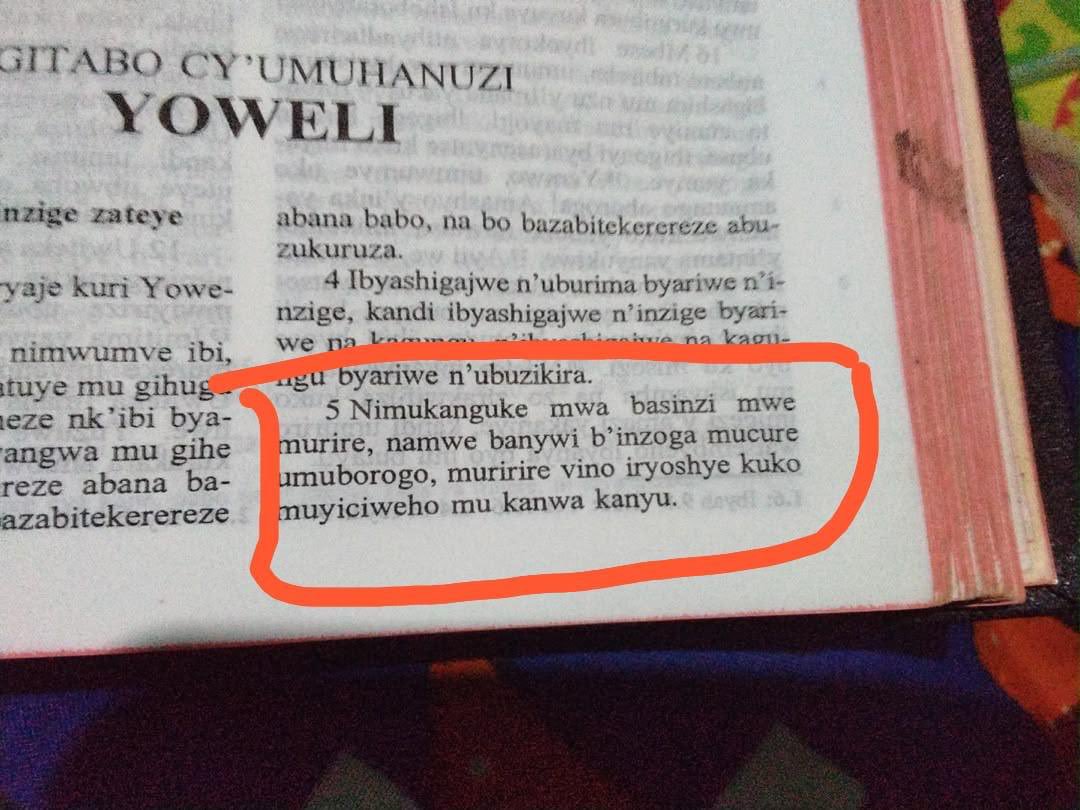 RGisanintwari's tweet photo. Ariko Bibiliya ni agatangaza 😂 buri scenario yose ntiwayiburamo!! https://t.co/5lNQw9DUpq
