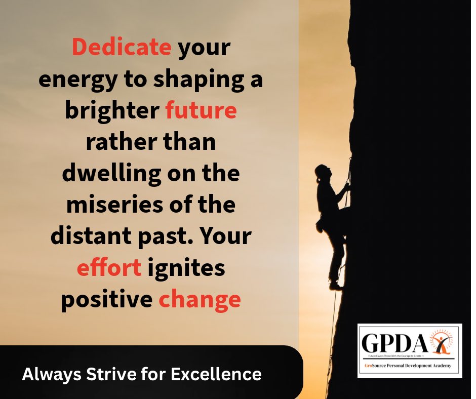 GroSource's tweet photo. Plot your journey &amp; destination from where you stand now; not where you or others stood in the past.  Focus more on moving forward than constantly looking back. 🤗 #DMP #TGN #GPDA https://t.co/MlzQ17hRRd