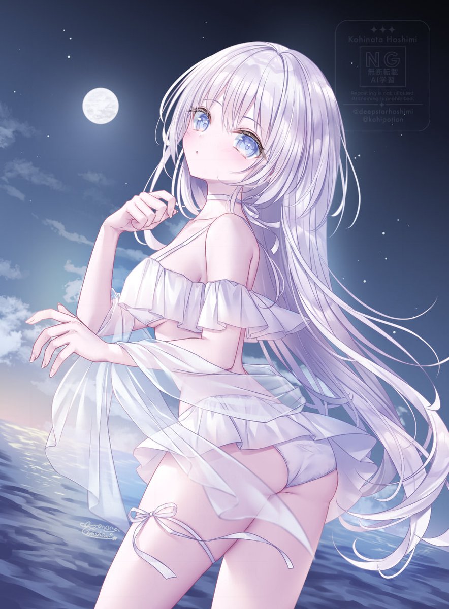 deepstarhoshimi's tweet photo. 夜の海.*･ﾟ https://t.co/obr4HSFtgb
