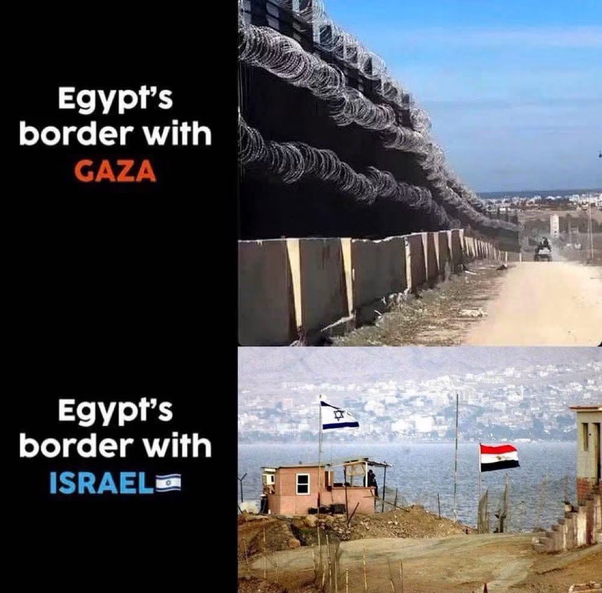 Skylink__105's tweet photo. @EdMarkey Why does Egypt have this as its border with Gaza?

How come when Egypt was in charge of Gaza no one wanted a Palestinian state? 

I really don’t think people like you should be able to use Israeli technology or even Jewish technology.  

You will have to one day face your god. https://t.co/DEhbcaqDT9