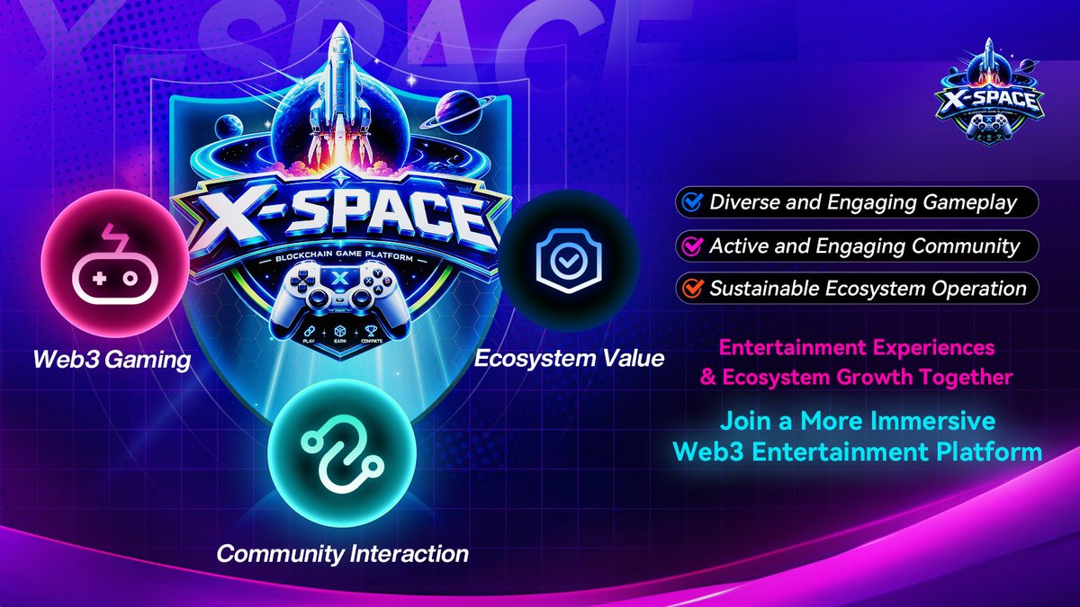 XSpaceEnt's tweet photo. 🌌 X-SPACE makes Web3 entertainment more engaging

🎮 Content-rich
🌐 Socially engaging
✨ Long-term value

🚀 X-SPACE , always online
#XSPACE #Web3 #GameFi https://t.co/6M1eF4DWgt