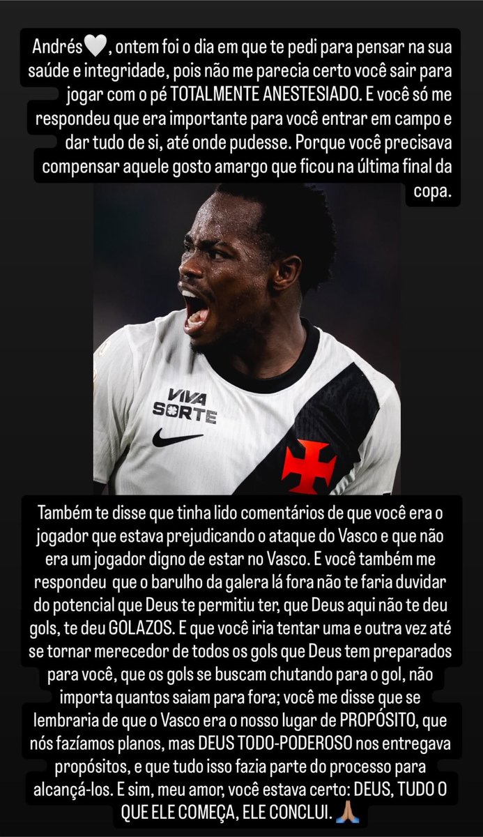 newscolina's tweet photo. O relato da esposa de Andrés Gómez via Instagram. https://t.co/LSwxZTRci2