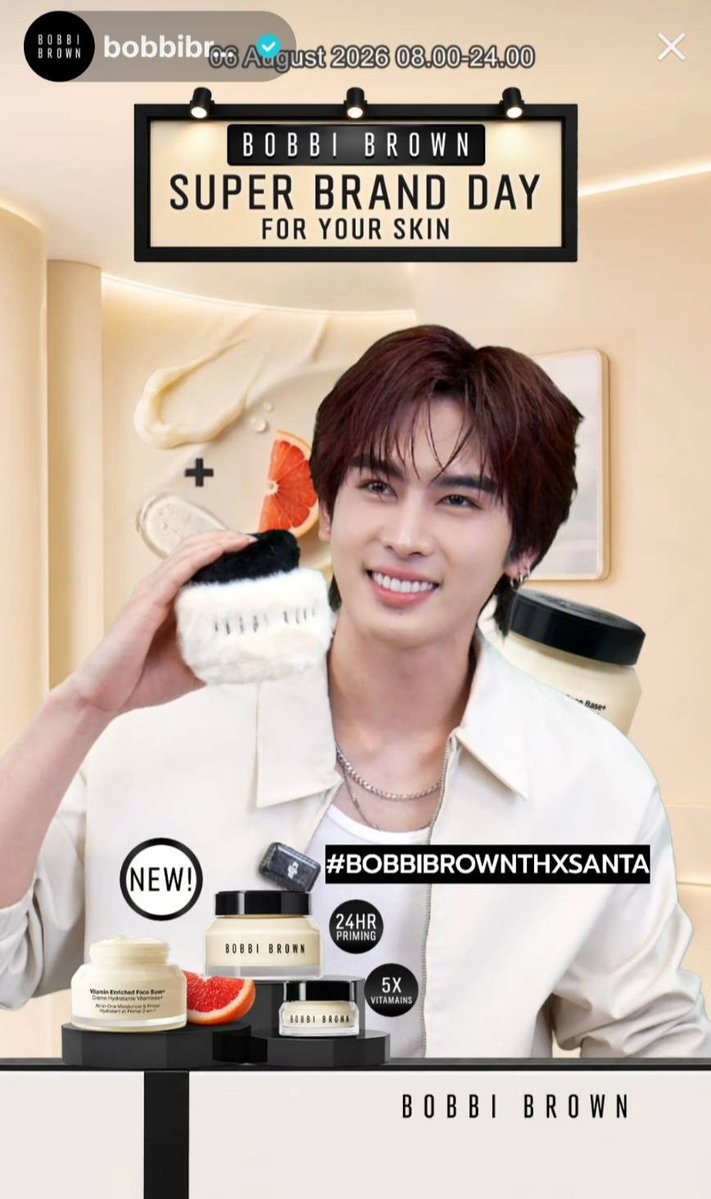 SantaOfficialTH's tweet photo. พ่อค้าหล่อมาก ไม่ซื้อไม่ได้แล้ว

SANTA VITAMIN ENRICHED

#BobbiBrownTHxSANTA https://t.co/UmIRlq00Be