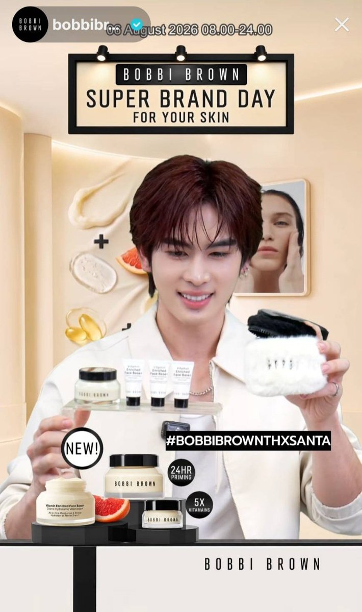 SantaOfficialTH's tweet photo. พ่อค้าหล่อมาก ไม่ซื้อไม่ได้แล้ว

SANTA VITAMIN ENRICHED

#BobbiBrownTHxSANTA https://t.co/UmIRlq00Be