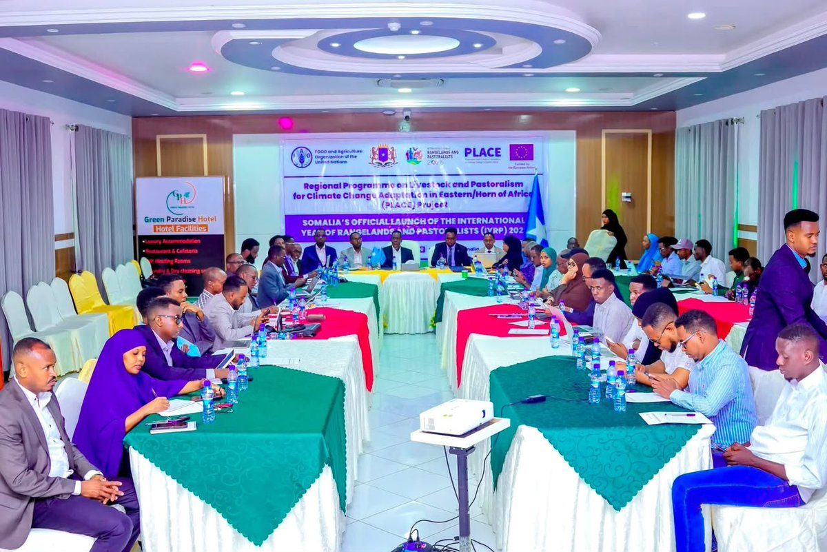 Allianc4Climate's tweet photo. @Allianc4Climate  was pleased to participate in the Official Launch Event of the International Year of Rangelands and Pastoralists (IYRP) 2026, organized by  the Ministry of Livestock, Forestry and Range of the Federal Government of Somalia, held on 5 August 2026 in Mogadishu. https://t.co/mzRrxFilB8