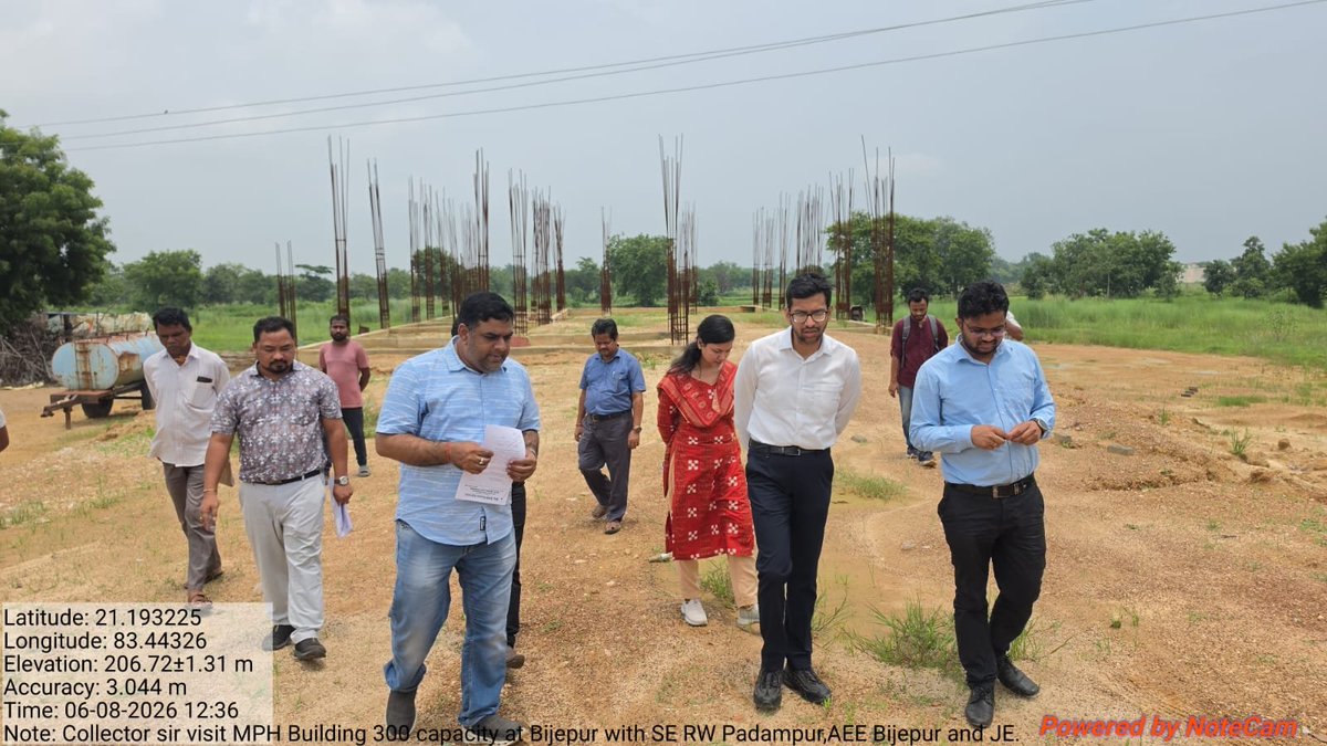 tapu211's tweet photo. A Joint Site Inspection by Hon'ble Collector Sir, ADM Madam &amp; Sub-Collector Sir to review the progress and quality of various ongoing projects under Padampur Division. #InfrastructureDevelopment #Odisha 
📚 Kendriya Vidyalaya (KV)
Excellence in Education • Discipline • Values. https://t.co/ujBBhb5gOo