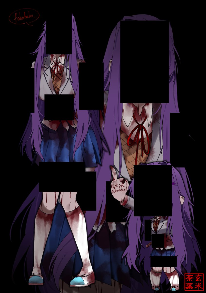 g_tyaba's tweet photo. Wounded.chr　Censored version https://t.co/AvOy94DYyI