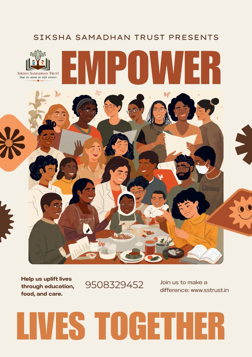 sikshaStrust's tweet photo. Together, we can empower lives! 🤝✨
​Join Siksha Samadhan Trust in delivering education, food, and care where it’s needed most. Every small action creates big change! ❤️

​📞 9508329452
🌐 https://t.co/rgmX93kpkM

​#EmpowerLivesTogether #SikshaSamadhanTrust #SocialGood https://t.co/vqhoqIKxDI