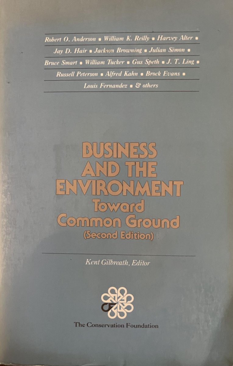 BooksnPlays's tweet photo. Business and the Environment Toward Common Ground https://t.co/cONTVW55qd #Amazon via @Amazon https://t.co/BZ5lDk3bRG