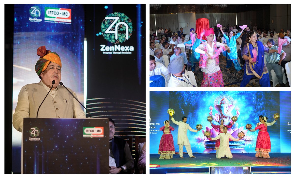 iffcomc's tweet photo. IFFCO-MC Crop Science Pvt. Ltd. ushered in a new phase of innovation with the successful hosting of “SwarnArambh 2026 – Marching Towards a New Golden Decade”, its first-ever flagship product launch event. The occasion marked the unveiling of Mitsuki, the company's first 9(3) patented fungicide and NexaWet, an advanced Citrus Peel Extract-Based Silicone Adjuvant.

The event was inaugurated by Shri @Dileep_Sanghani , Hon'ble Chairman of IFFCO & IFFCO-MC, in the presence of senior dignitaries including Shri Jagdeep Singh Nakai (Director, IFFCO Punjab), Shri Prahlad Singh (Director, IFFCO Haryana), Shri Pradeep Chaudhary (Director, IFFCO Uttarakhand), Shri Yogendra Kumar @iffcoyogendra (Marketing Director, IFFCO & Managing Director, IFFCO-MC), Shri Sunil Kumar Khatri (Nominee Director, IKLL), Shri Sanjay Kulshreshtha (Executive Director, IFFCO), Smt. Madhulika Shukla (Director & CEO, IFFCO eBazar). 

Representing IFFCO-MC, Sh. Manoj Varshney - CEO, Sh. Santosh Shukla – COO and Miki Hirose San, Head – Procurement, along with senior leadership and team members, warmly welcomed and felicitated the Hon'ble Chairman and other distinguished guests. The Hon'ble Chairman was also felicitated by Sh. Jagdeep Singh Nakai Ji and Sh. Prahlad Singh Ji, along with representatives from their respective states.

Widely appreciated by attendees for its scale, seamless execution and focus on innovation, the event is being regarded as one of the most significant corporate milestones in IFFCO-MC's history, reflecting the company's growing emphasis on technology-led solutions for Indian agriculture. 

Addressing the gathering, Shri Dileep Sanghani said, "Innovation must remain at the heart of Indian agriculture. IFFCO-MC is committed to bringing globally advanced, farmer-centric technologies that improve productivity, profitability and sustainability. The launch of Mitsuki and NexaWet marks the beginning of a new chapter in our journey to empower farmers with world-class crop protection solutions."

The newly launched Mitsuki, developed with the patented combination of Thiophanate Methyl and Picoxystrobin, offers effective management of major paddy diseases, including Sheath Blight, Blast and Grain Discoloration. NexaWet, a Citrus Peel Extract-Based Silicone Adjuvant, enhances spray coverage, spreading, adhesion, absorption and uptake, significantly improving the performance of crop protection products.

Shri Manoj Varshney, CEO, IFFCO-MC, said the launch represents the company's continued commitment to innovation and farmer-first solutions. "SwarnArambh 2026 is more than a product launch - it marks the beginning of a new era for IFFCO-MC. Through advanced technologies and strategic global partnerships, we will continue delivering high-quality solutions that create greater value for Indian farmers," he said.

 @IFFCO_Coop @IFFCOBAZAR  

#SwarnArambh #ProductLaunch #Mitsuki #NexaWet #Innovation #CropProtection #Agriculture #Farming #EmpoweringFarmers #iffco #iffcobazar #iffcomc