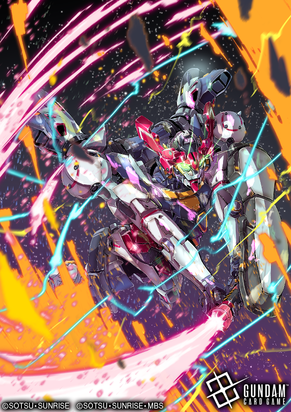 Moyasi_Pengin's tweet photo. ガンダムカードゲーム　ブースターパック『Steel Requiem[GD03]』にて 
LRカード「GQuuuuuuX（オメガ・サイコミュ起動時）」
 こちらの方担当していました。
 ドムを赤いガンダムのビームサーベルで 一刀両断！
３ダメージは伊達じゃない！
#ガンダムカード 
#GCG https://t.co/7SIiB54XBY