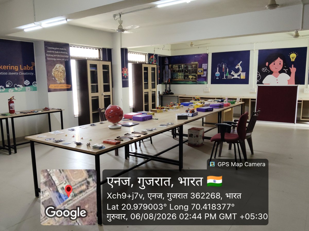 IPLabGirSomnath's tweet photo. #Visit to Model school Enaj
#stem knowledge
#Stem kits & working Models
#Automotive technology. #Expert session
#ATl lab School
#science school Campus
#Knowledgeable visit
@dstGujarat
@NITIAayog
@AIMtoInnovate
@InfoGujcost
@DCSC_GIRSOMNATH https://t.co/vxyzWKoZuq
