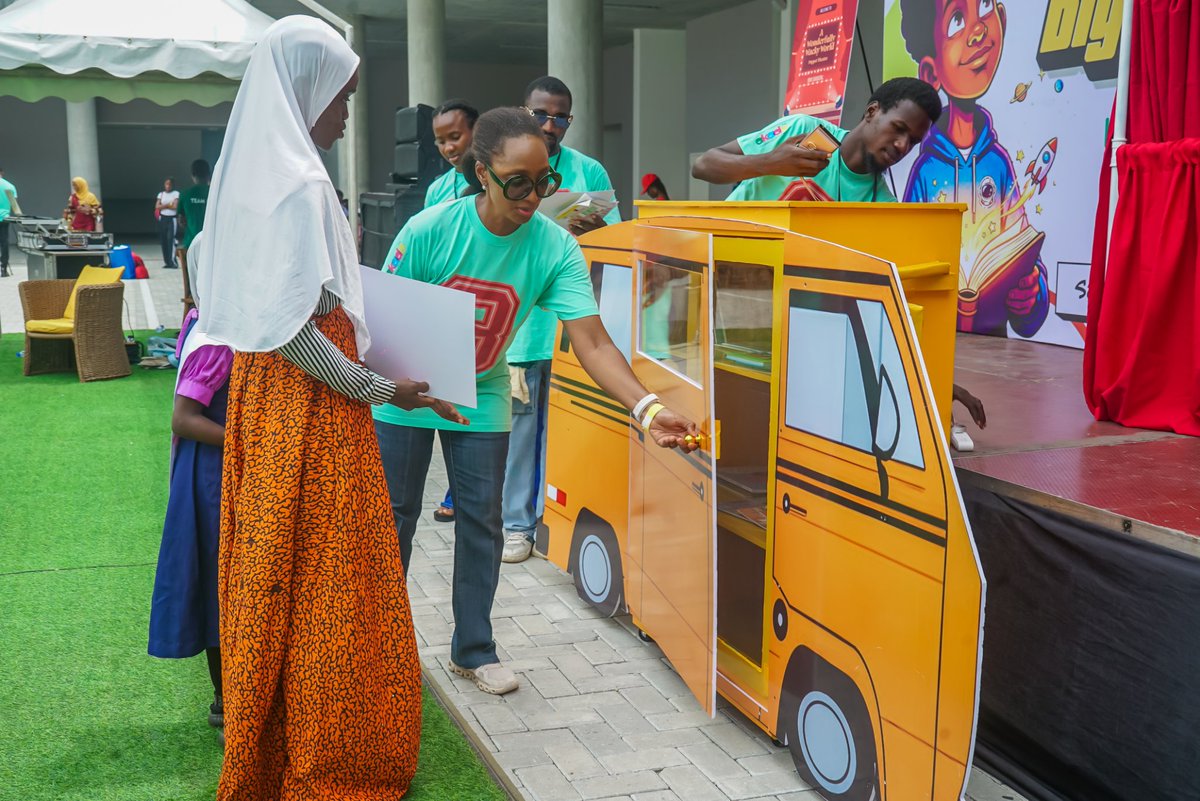 AkadaFestival's tweet photo. 🚌📚 Meet the Danfo Bus Library—a one-of-a-kind prize unveiled at #ACBF2026!

Inspired by Lagos' iconic Danfo, it's a portable library created to help more children build their own reading spaces.

Because every child deserves a library. ❤️📖

#ACBF #AkadaReads #DanfoBusLibrary https://t.co/KUxytXDPGN
