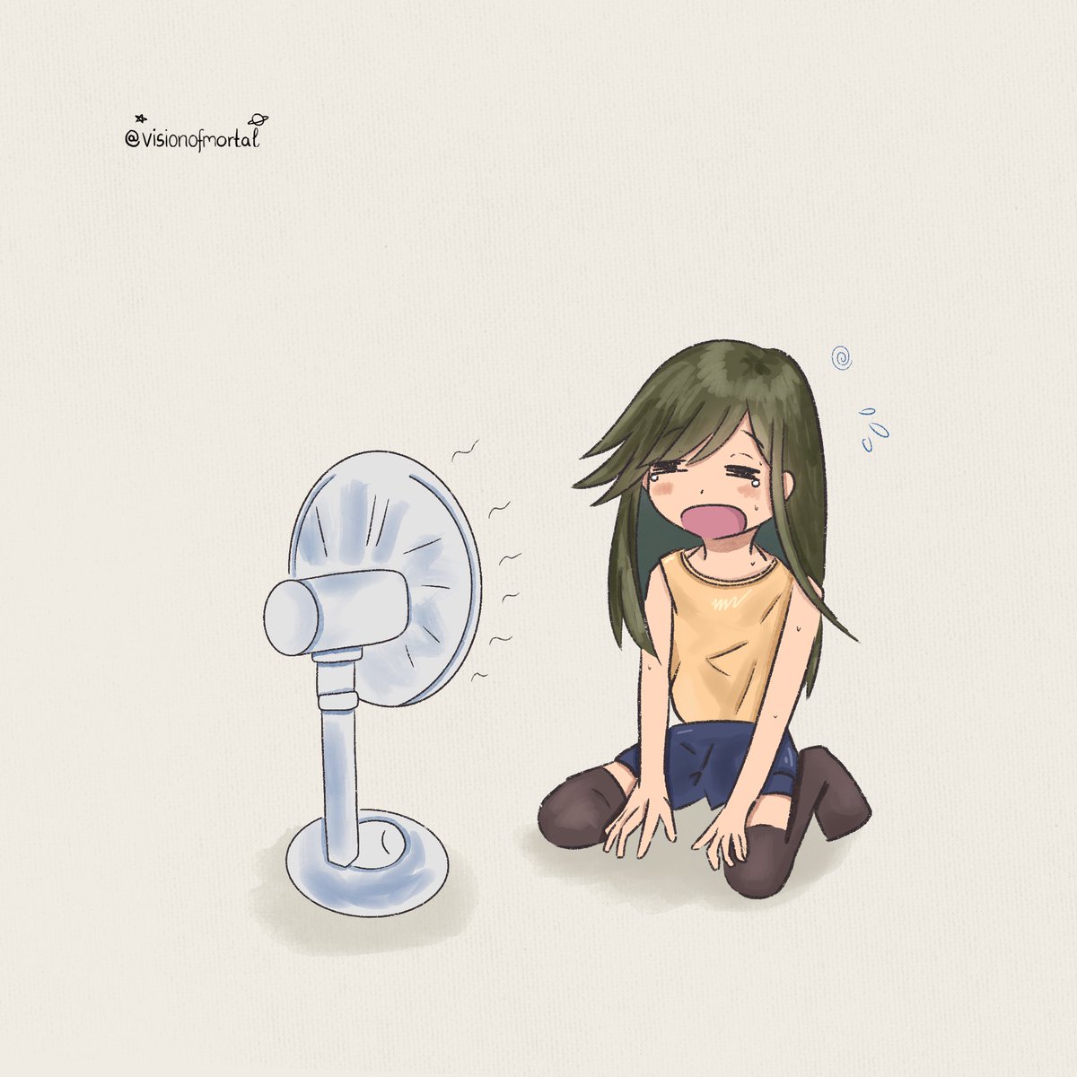 visionofmortal's tweet photo. ☀️💦 summer 

#朝溶けの魔女 https://t.co/ZeIFbPPlg8
