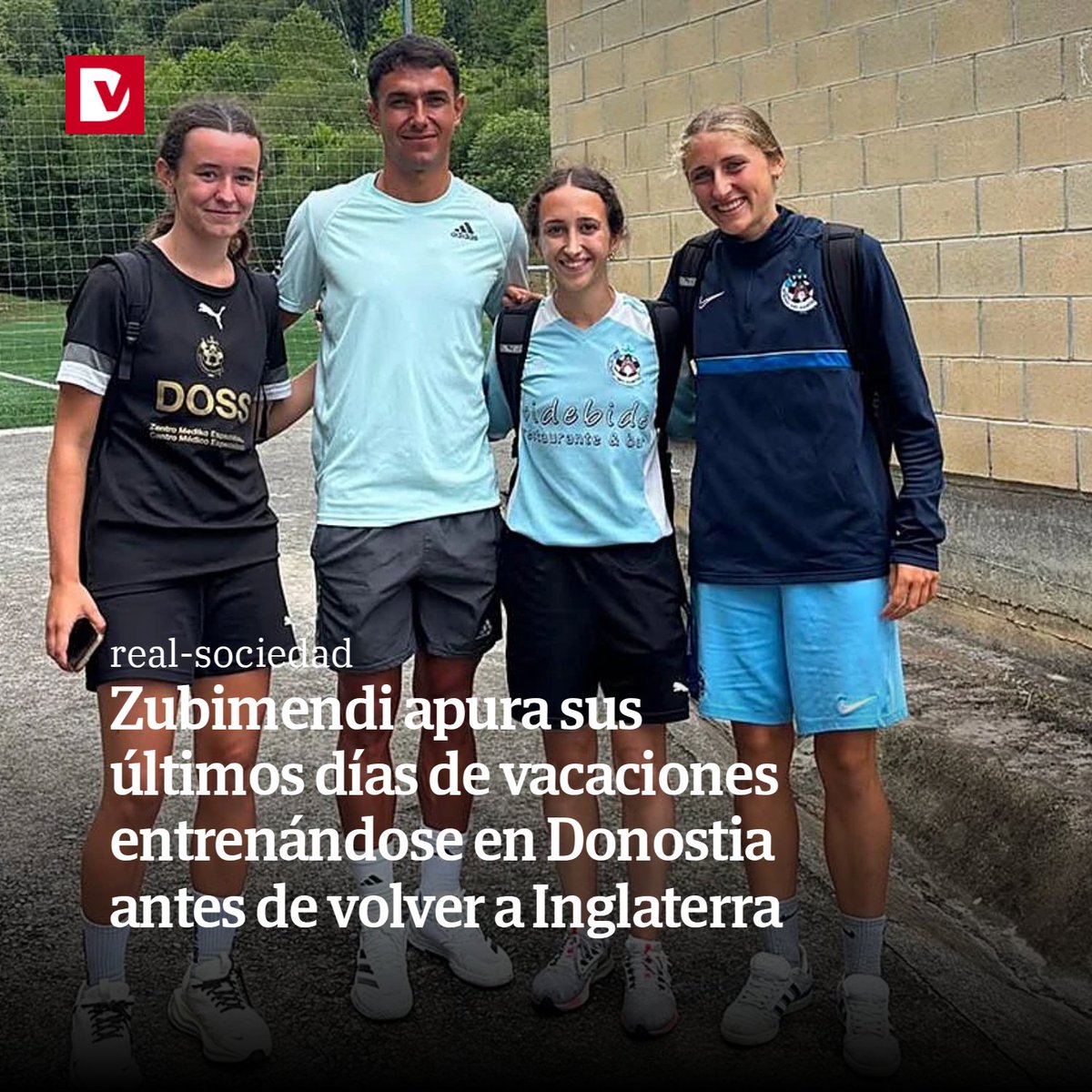 betierreala's tweet photo. El centrocampista se ha ejercitado en las instalaciones del Antiguoko tras proclamarse campeón del Mundo, previo a sumarse a la pretemporada del Arsenal la próxima semana  #RealSociedad https://t.co/VdwrMpjA8A
