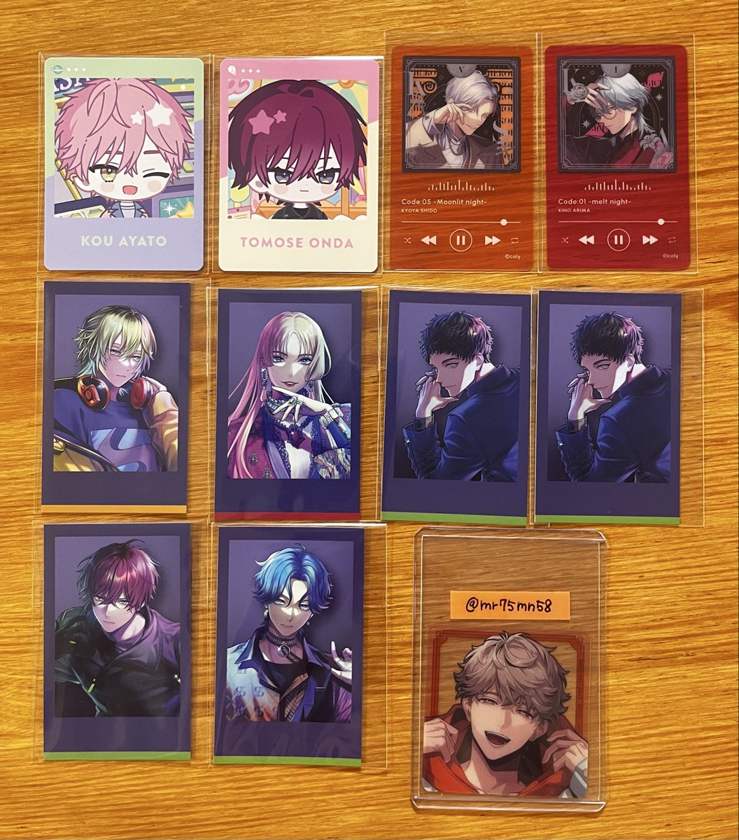 mr75mn58's tweet photo. ブレマイ 【交換】 【譲渡】

譲）画像1~3枚目アイテム

求）
1枚目 同種 樋宮>定価
2枚目 
ペンラ 交際部>定価
その他 同種 樋宮、麻波、新開>定価
3枚目 
お名前バッジ 麻波>樋宮>定価
アクスタ 同異種 樋宮>麻波>新開
カクテルキーホルダー 樋宮>定価
称号バッジ 4枚目求印

ポスト続きます↓↓↓ https://t.co/AH63VBMe8s