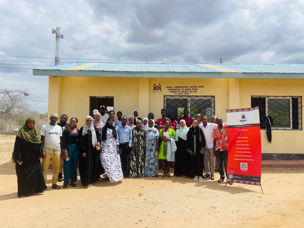 Maskani254's tweet photo. We have successfully launched the #MaskaniTanaRiver Hub!

A warm welcome to the Maskani family and the wider Inuka family as we continue building a strong network of young people committed to civic engagement, digital advocacy, accountability, and community-driven change.

Together, we are creating a platform where young people from Tana River County can organize, learn, amplify community voices, engage in meaningful conversations, and lead solutions that address the challenges affecting their communities.

Karibuni sana #MaskaniTanaRiver , the journey starts now!

#MaskaniTanaRiver #YouthVoice #DigitalAdvocacy #CivicEngagement