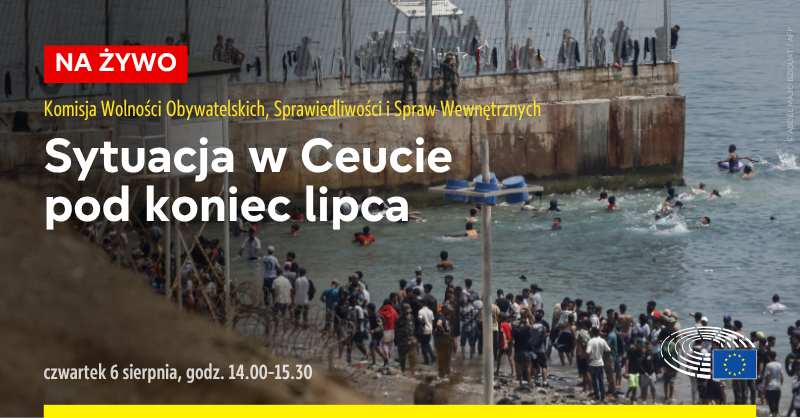 Europarl_PL's tweet photo. Zobacz debatę w Parlamencie Europejskim na temat bieżącej sytuacji w Ceucie.

🔴Transmisja na żywo od godz. 14.00: https://t.co/FBxvJDRhqm https://t.co/wRj3fePQ7w