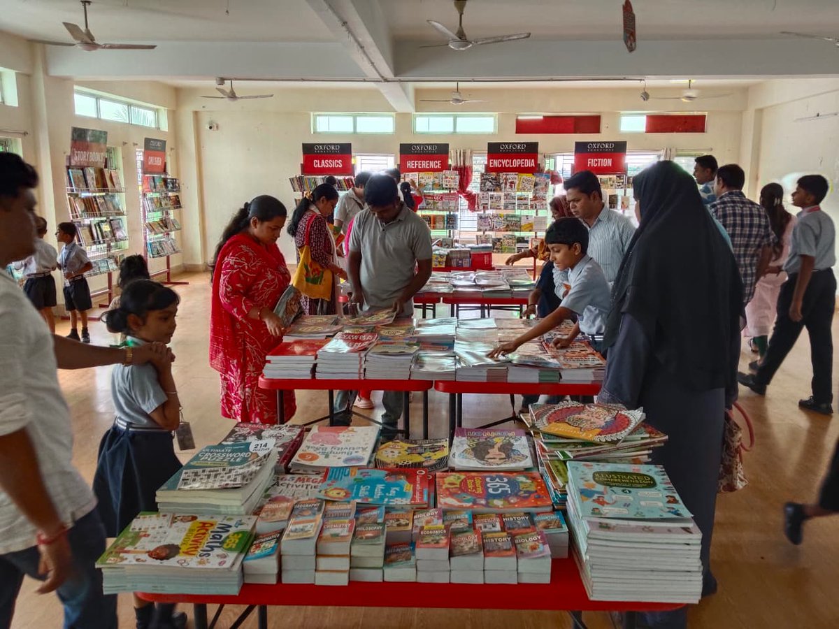 bbitschool's tweet photo. BBIT Public School proudly hosted “Literary Lantern”, a two-day Book Fair that brought together students and parents to celebrate the joy of reading.
#BBITPublicSchool #LiteraryLantern #BookFair #ReadingCulture #YoungReaders #LoveForBooks #ReadersAreLeaders #LifelongLearning https://t.co/oKiPMSvQK7