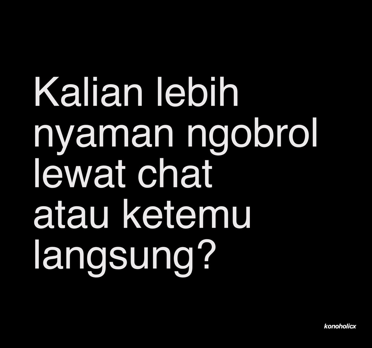 konoholicx's tweet photo. kalian nyaman nya gimana guys ? https://t.co/DNNRCo1RnL