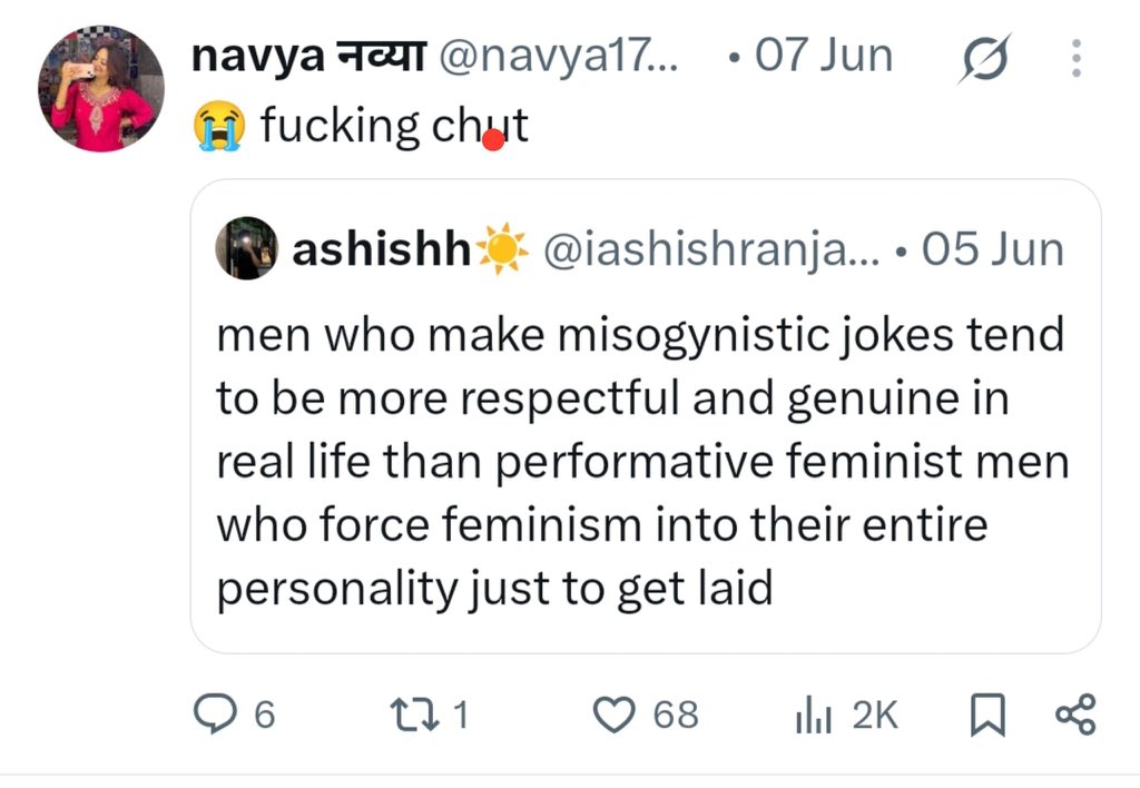 Veilx_08's tweet photo. She is shameless... Reach or payout k liye Kisi v had tk gir skti hai https://t.co/q16bhlxaAr