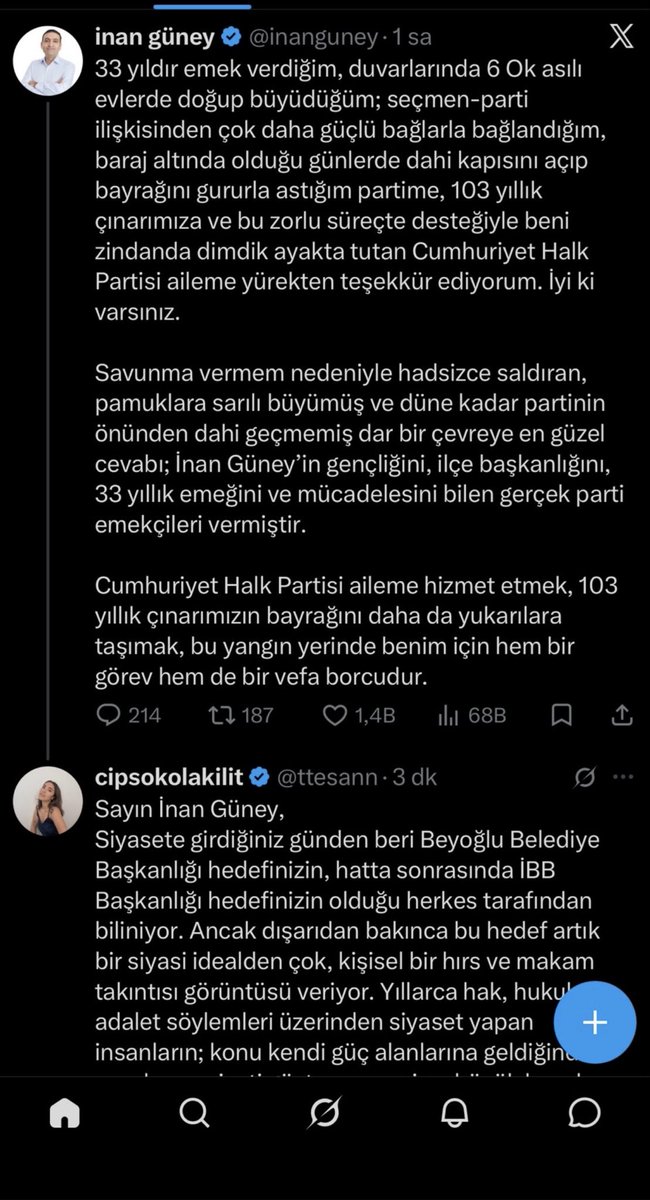 ttesann's tweet photo. @inanguney Neden yazı mı sildiniz ki hangi cümlem cuk oturdu ben bi seçemedim https://t.co/euSylAzLyD