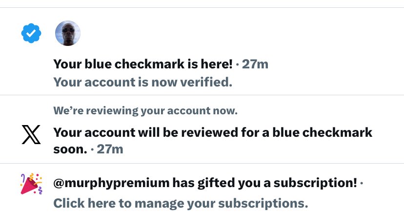 sakaupdates3's tweet photo. 🔥 BLUE TICK ALERT 🔥

Tired of waiting or paying full price?
 @Murphycode got you covered right now:

✅ 3 months blue tick — just ₦10k ✅ 6 months blue tick — only ₦19k
Crazy deals, fast delivery, zero stress.
 Don’t sleep on this — DM @Murphycode NOW before the slots run out! 🚀

Your verified account is one DM away.