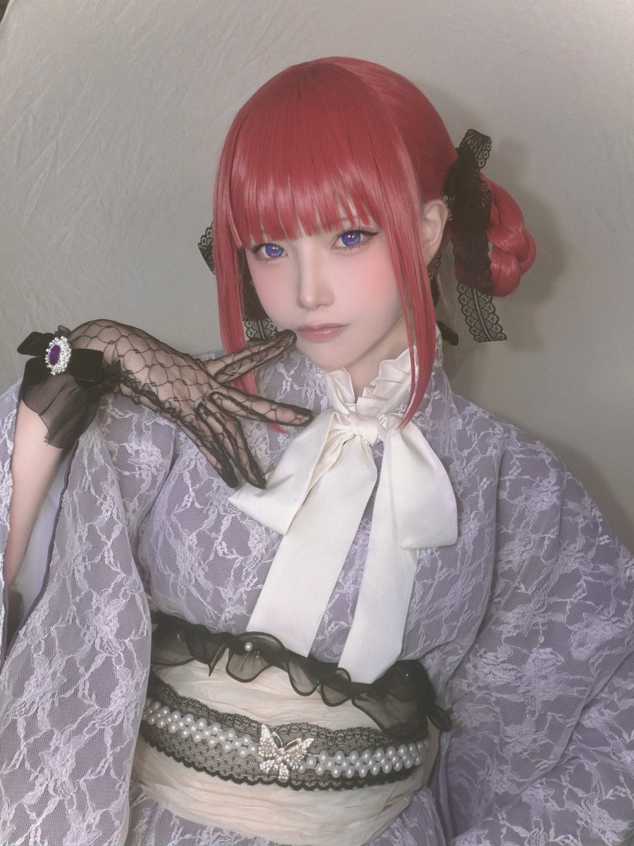 Akase_Official's tweet photo. 納涼Style 二乃💜🦋❁⃘*.ﾟ https://t.co/R13aGDPoo7