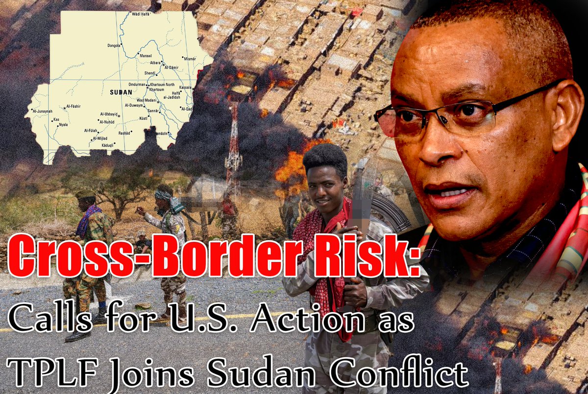 azeb_dia's tweet photo. #TPLF troop deployments to #Sudan to back Gen. Al-Burhan risk expanding an already dangerous regional conflict.
The U.S. must pay close attention—any moves that deepen regional instability need immediate scrutiny. ⚠️
@SecRubio @USEmbassyAddis https://t.co/cOODelUDgq