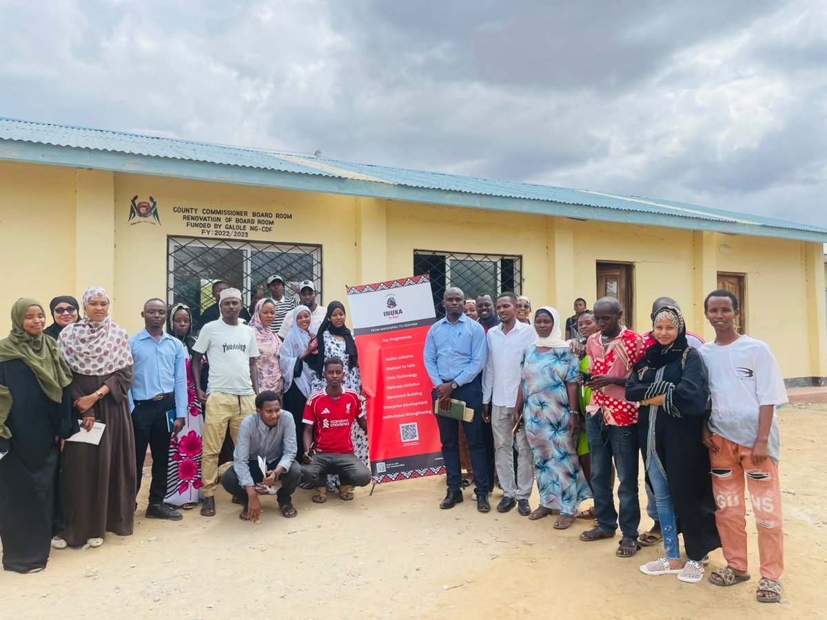 Maskani254's tweet photo. We have successfully launched the #MaskaniTanaRiver Hub!

A warm welcome to the Maskani family and the wider Inuka family as we continue building a strong network of young people committed to civic engagement, digital advocacy, accountability, and community-driven change.

Together, we are creating a platform where young people from Tana River County can organize, learn, amplify community voices, engage in meaningful conversations, and lead solutions that address the challenges affecting their communities.

Karibuni sana #MaskaniTanaRiver , the journey starts now!

#MaskaniTanaRiver #YouthVoice #DigitalAdvocacy #CivicEngagement