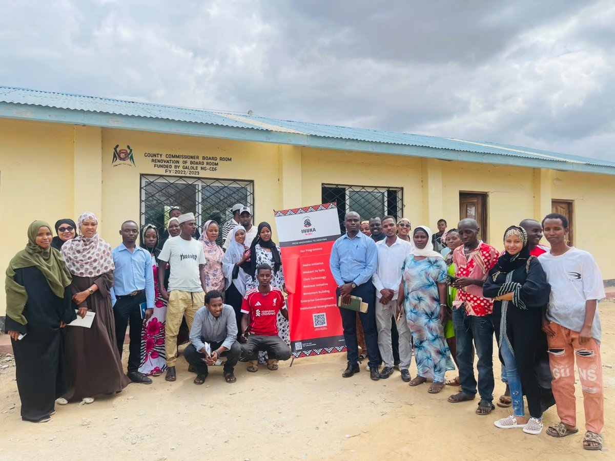 Maskani254's tweet photo. We have successfully launched the #MaskaniTanaRiver Hub!

A warm welcome to the Maskani family and the wider Inuka family as we continue building a strong network of young people committed to civic engagement, digital advocacy, accountability, and community-driven change.

Together, we are creating a platform where young people from Tana River County can organize, learn, amplify community voices, engage in meaningful conversations, and lead solutions that address the challenges affecting their communities.

Karibuni sana #MaskaniTanaRiver , the journey starts now!

#MaskaniTanaRiver #YouthVoice #DigitalAdvocacy #CivicEngagement
