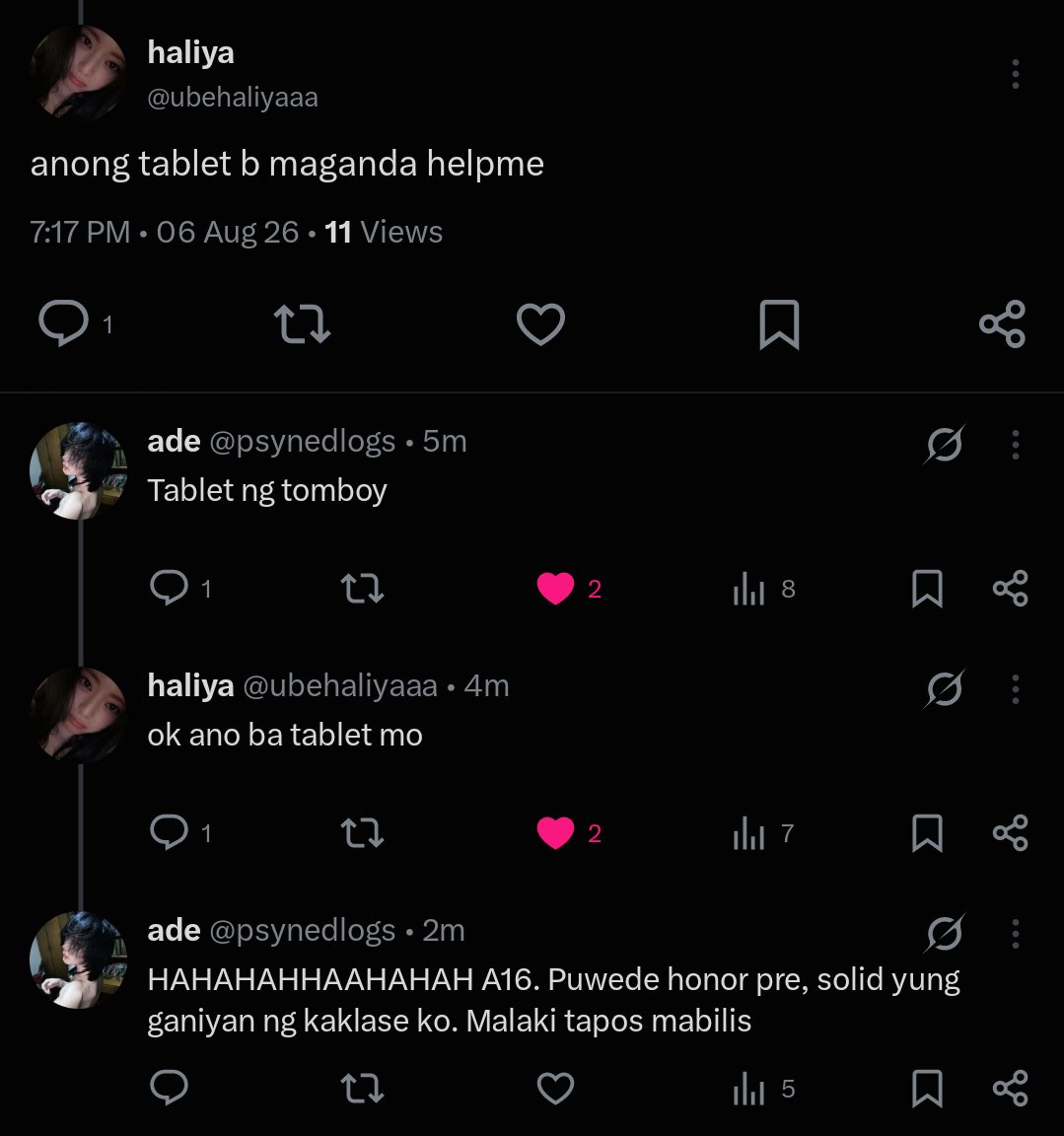 psynedlogs's tweet photo. Tablet na malaki at mabilis @ubehaliyaaa https://t.co/mrMgvsHlzz