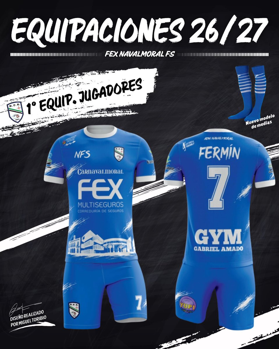 NavalmoralFS's tweet photo. 💙 VENTA DE EQUIPACIONES 💙

Afición, ya podéis haceros con las equipaciones del equipo. Nuestra web te facilita mucho la compra. Precios muy económicos, cualquier color, talla y serigrafía y además te llega directamente a casa. No te quedes sin ella.

https://t.co/LNn1KK5ykj https://t.co/msX7ZEKpdW