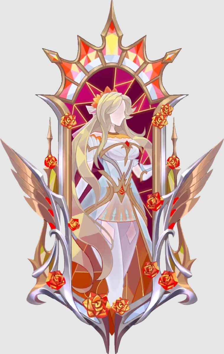 sonjalogy's tweet photo. even in stained glass form leona can make diana blush 😭😭😭 https://t.co/FVBmDv7KMJ