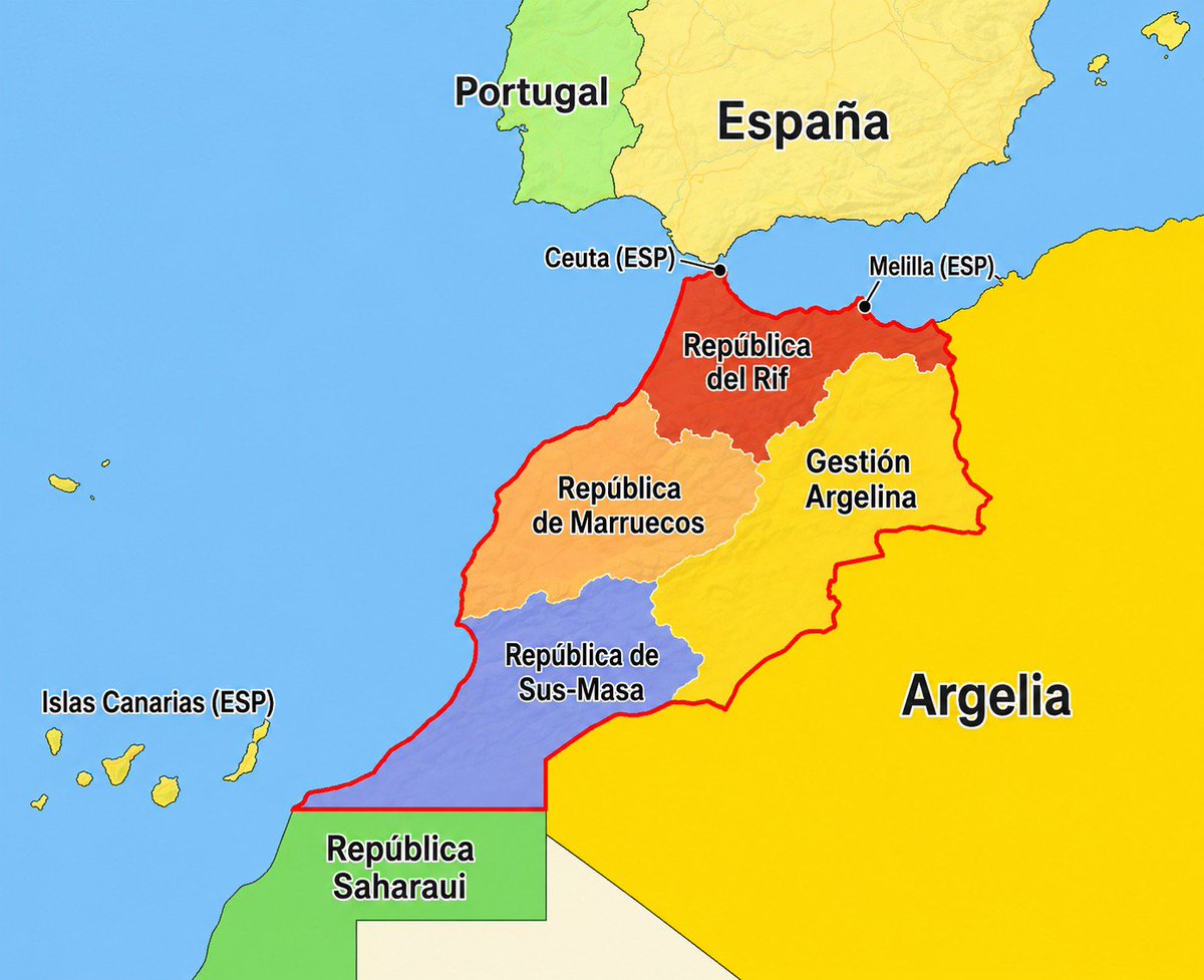 _Denis_Paredes's tweet photo. Si Marruecos puede soñar con un "Gran Marruecos", los demas podemos soñar con un Marruecos mucho más pequeño y sin Mohamed VI.

¡Libertad para el Sáhara!
¡Libertad para el Rif!
¡Libertad para Sus-Masa! https://t.co/DCDFsrC6lf