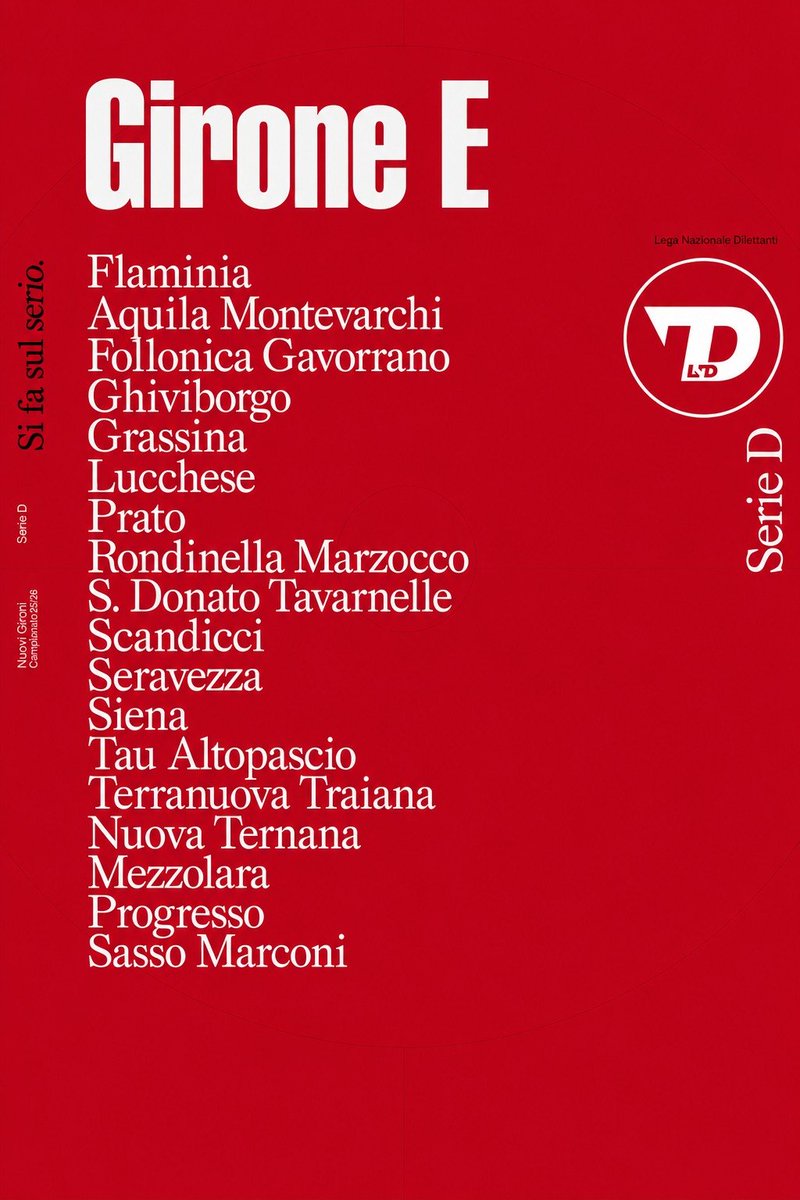 Siena_com_pl's tweet photo. ⚔️ Siena poznała rywali w grupie E Serie D na sezon 2026/27. Bianconerich czekają https://t.co/mMzrdpfzTx. starcia z Lucchese, Prato, Nuova Ternaną i Tau Altopascio, które należą do grona głównych kandydatów do awansu.

🎯 Władze klubu nie pozostawiają żadnych wątpliwości: celem na nadchodzący sezon jest zdobycie mistrzostwa grupy i awans do Serie C. 

🔥 Zapowiada się niezwykle wymagający sezon pełen prestiżowych derbów Toskanii. Czy Siena wróci do profesjonalistów?

#włoskarobota

🔗 Więcej: https://t.co/1KVUmhaHye