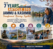 james24mathew's tweet photo. Nearly seven years after the abrogation of Article 370, Jammu &amp; Kashmir stands transformed—with improved security, record tourism, better connectivity, stronger democratic institutions, expanded rights and greater opportunities for its people. #TransformingKashmir https://t.co/LSIqDV0bfh